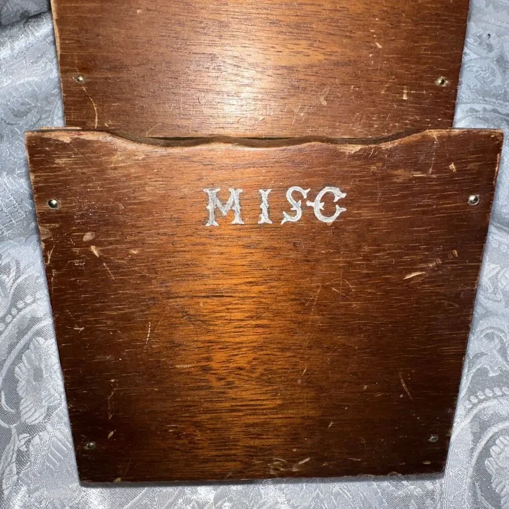 VTG Wood Organizer Wall Mail Holder